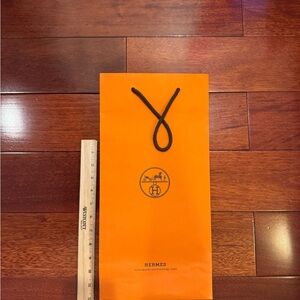 Hermès Orange Gift Bag